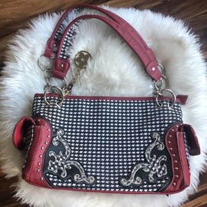 Woman’s Blinged out Rockabilly Western style Bag
